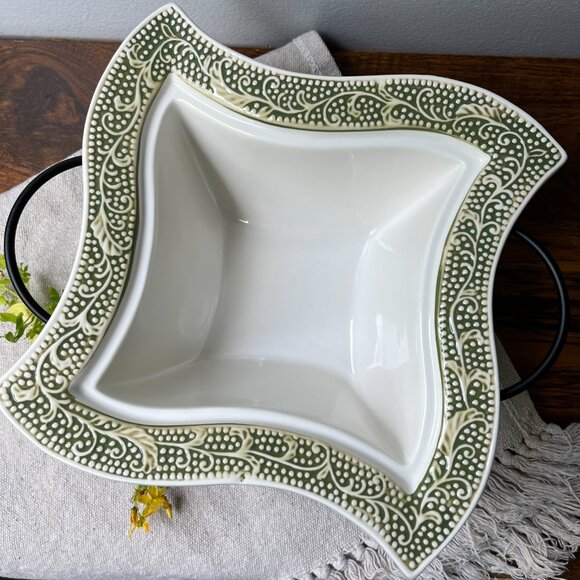 10.25" Bakeware Caserole Dish Presentable Ovenware Temp-Tations by Tara - Picture 4 of 16